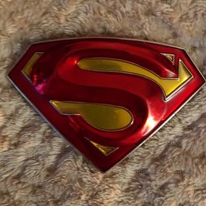 Superman shield belt buckle